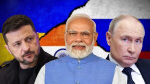 Volodymyr Zelenskyy spoke to Narendra Modi on the phone.