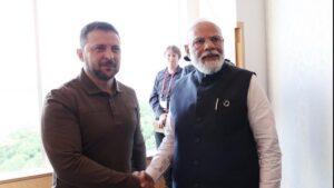 Volodymyr Zelenskyy spoke to Narendra Modi on the phone.